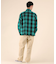 【限定】DEARLAUREL/HEAVY FLANNEL SHIRT ネルシャツ チェック柄 D25F-2601 ディアローレル メンズ ムラサキスポーツ限定