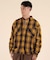 【限定】DEARLAUREL/HEAVY FLANNEL SHIRT ネルシャツ チェック柄 D25F-2601 ディアローレル メンズ ムラサキスポーツ限定