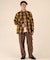 【限定】DEARLAUREL/HEAVY FLANNEL SHIRT ネルシャツ チェック柄 D25F-2601 ディアローレル メンズ ムラサキスポーツ限定