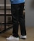 【限定】DEARLAUREL/ウェビングベルトパンツ テーパード ロンパン 無地 シンプル D24F3106 ディアローレル メンズ ムラサキスポーツ限定
