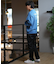 【限定】DEARLAUREL/ウェビングベルトパンツ テーパード ロンパン 無地 シンプル D24F3106 ディアローレル メンズ ムラサキスポーツ限定