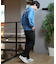【限定】DEARLAUREL/ウェビングベルトパンツ テーパード ロンパン 無地 シンプル D24F3106 ディアローレル メンズ ムラサキスポーツ限定