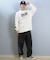 【限定】DEARLAUREL× BYRD コラボ/長袖 Tシャツ ロンT バックプリント DL25F-BYRD01 ディアローレル ×バード メンズ ムラサキスポーツ限定