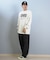 【限定】DEARLAUREL× BYRD コラボ/長袖 Tシャツ ロンT バックプリント DL25F-BYRD01 ディアローレル ×バード メンズ ムラサキスポーツ限定