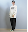 【限定】DEARLAUREL× BYRD コラボ/長袖 Tシャツ ロンT バックプリント DL25F-BYRD01 ディアローレル ×バード メンズ ムラサキスポーツ限定