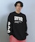 【限定】DEARLAUREL× BYRD コラボ/長袖 Tシャツ ロンT バックプリント DL25F-BYRD01 ディアローレル ×バード メンズ ムラサキスポーツ限定