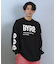 【限定】DEARLAUREL× BYRD コラボ/長袖 Tシャツ ロンT バックプリント DL25F-BYRD01 ディアローレル ×バード メンズ ムラサキスポーツ限定