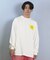 【限定】DEARLAUREL× BYRD コラボ/長袖 Tシャツ ロンT バックプリント DL25F-BYRD02 ディアローレル ×バード メンズ ムラサキスポーツ限定