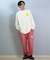 【限定】DEARLAUREL× BYRD コラボ/長袖 Tシャツ ロンT バックプリント DL25F-BYRD02 ディアローレル ×バード メンズ ムラサキスポーツ限定