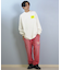 【限定】DEARLAUREL× BYRD コラボ/長袖 Tシャツ ロンT バックプリント DL25F-BYRD02 ディアローレル ×バード メンズ ムラサキスポーツ限定