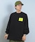 【限定】DEARLAUREL× BYRD コラボ/長袖 Tシャツ ロンT バックプリント DL25F-BYRD02 ディアローレル ×バード メンズ ムラサキスポーツ限定