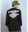 【限定】DEARLAUREL× BYRD コラボ/長袖 Tシャツ ロンT バックプリント DL25F-BYRD02 ディアローレル ×バード メンズ ムラサキスポーツ限定