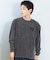 DC/長袖Tシャツ ロンT メンズ バックプリント 古着風 ヴィンテージ加工 DLT254044 ディーシー メンズ ムラサキスポーツ