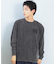 DC/長袖Tシャツ ロンT メンズ バックプリント 古着風 ヴィンテージ加工 DLT254044 ディーシー メンズ ムラサキスポーツ