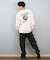 DC/長袖Tシャツ ロンT バックプリント 25 GAME APP LS DLT254048 メンズ ムラサキスポーツ
