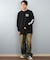 【限定】DC/長袖Tシャツ ロンT メンズ バックプリント オーバーサイズ DLT254060M ディーシー メンズ ムラサキスポーツ限定