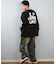 【限定】DC/長袖Tシャツ ロンT メンズ バックプリント オーバーサイズ DLT254060M ディーシー メンズ ムラサキスポーツ限定