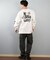 【限定】DC/長袖Tシャツ ロンT メンズ バックプリント オーバーサイズ DLT254060M ディーシー メンズ ムラサキスポーツ限定