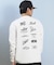 【限定】lost /長袖Tシャツ ロンT 機能素材  LOGOS LS TEE L25F-2206 ロスト メンズ ムラサキスポーツ限定