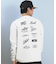 【限定】lost /長袖Tシャツ ロンT 機能素材  LOGOS LS TEE L25F-2206 ロスト メンズ ムラサキスポーツ限定