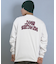 【限定】lost /長袖Tシャツ ロンT 機能素材 PISCES LOGO LS TEE L25F-2207 ロストメンズ ムラサキスポーツ限定