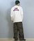 【限定】lost /長袖Tシャツ ロンT 機能素材 PISCES LOGO LS TEE L25F-2207 ロストメンズ ムラサキスポーツ限定