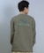 【限定】lost /長袖Tシャツ ロンT 機能素材 PISCES LOGO LS TEE L25F-2207 ロストメンズ ムラサキスポーツ限定