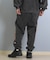 【限定】lost/スウェットパンツ セットアップ対応 ワイドパンツ L25F-3102 ロスト メンズ ムラサキスポーツ