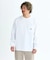 QUIKSILVER/長袖Tシャツ ロンT BW HISTORY POCKET LT QLT254009 胸ポケットワンポイントバックプリント クイックシルバーメンズ ムラサキスポーツ