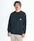 QUIKSILVER/長袖Tシャツ ロンT BW HISTORY POCKET LT QLT254009 胸ポケットワンポイントバックプリント クイックシルバーメンズ ムラサキスポーツ