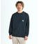 QUIKSILVER/長袖Tシャツ ロンT BW HISTORY POCKET LT QLT254009 胸ポケットワンポイントバックプリント クイックシルバーメンズ ムラサキスポーツ