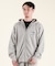 【限定】QUIKSILVER/ジップアップパーカー バックプリント 裏毛 QZP254604M  クイックシルバー メンズ ムラサキスポーツ限定