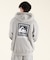 【限定】QUIKSILVER/ジップアップパーカー バックプリント 裏毛 QZP254604M  クイックシルバー メンズ ムラサキスポーツ限定