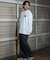 【限定】LURKING CLASS/DUMPSTAR LS TEE ST24HTM01 長袖 Tシャツ ロンT バックプリント ラーキングクラス メンズ ムラサキスポーツ限定