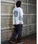【限定】LURKING CLASS/DUMPSTAR LS TEE ST24HTM01 長袖 Tシャツ ロンT バックプリント ラーキングクラス メンズ ムラサキスポーツ限定