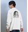 LURKINGCLASS/長袖 Tシャツ ロンT バックプリント オーバーサイズ LURKER L/S TEE ST25FTM02 ラーキングクラス メンズ ムラサキスポーツ