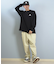 LURKINGCLASS/長袖 Tシャツ ロンT バックプリント オーバーサイズ LURKER L/S TEE ST25FTM02 ラーキングクラス メンズ ムラサキスポーツ