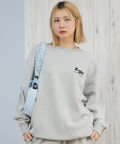 X-GIRL/トレーナー スウェット バックプリント アニマル柄