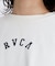 RVCA/ARCH COLLEGE CROPPED CREW トレーナー テリー素材 クロップド丈 スウェット BF044-001 ルーカ レディース ムラサキスポーツ
