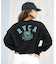 RVCA/ARCH COLLEGE CROPPED CREW トレーナー テリー素材 クロップド丈 スウェット BF044-001 ルーカ レディース ムラサキスポーツ