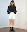 RVCA/ARCH COLLEGE CROPPED CREW トレーナー テリー素材 クロップド丈 スウェット BF044-001 ルーカ レディース ムラサキスポーツ