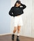 RVCA/ARCH COLLEGE CROPPED CREW トレーナー テリー素材 クロップド丈 スウェット BF044-001 ルーカ レディース ムラサキスポーツ