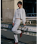 RVCA/ARCH COLLEGE CROPPED CREW トレーナー テリー素材 クロップド丈 スウェット BF044-001 ルーカ レディース ムラサキスポーツ
