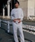 RVCA/ARCH COLLEGE CROPPED CREW トレーナー テリー素材 クロップド丈 スウェット BF044-001 ルーカ レディース ムラサキスポーツ