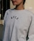 RVCA/ARCH COLLEGE CROPPED CREW トレーナー テリー素材 クロップド丈 スウェット BF044-001 ルーカ レディース ムラサキスポーツ