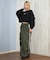RVCA/COURT BALLOON FIT CREW トレーナー 裏起毛テリー素材 クロップド丈 スウェット BF044-003 ルーカ レディース ムラサキスポーツ