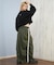 RVCA/COURT BALLOON FIT CREW トレーナー 裏起毛テリー素材 クロップド丈 スウェット BF044-003 ルーカ レディース ムラサキスポーツ