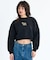 RVCA/COURT BALLOON FIT CREW トレーナー 裏起毛テリー素材 クロップド丈 スウェット BF044-003 ルーカ レディース ムラサキスポーツ