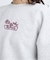 RVCA/COURT BALLOON FIT CREW トレーナー 裏起毛テリー素材 クロップド丈 スウェット BF044-003 ルーカ レディース ムラサキスポーツ