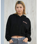 RVCA/COURT BALLOON FIT HOODIE パーカー バルーンシルエット BF044-012 ルーカ レディース ムラサキスポーツ